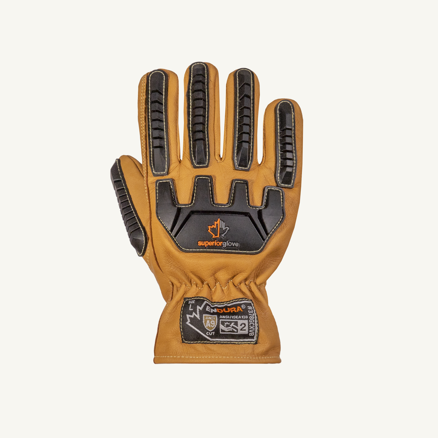 Guantes de conductor de grano de cabra Endura® resistentes al impacto y al corte Oilbloc™