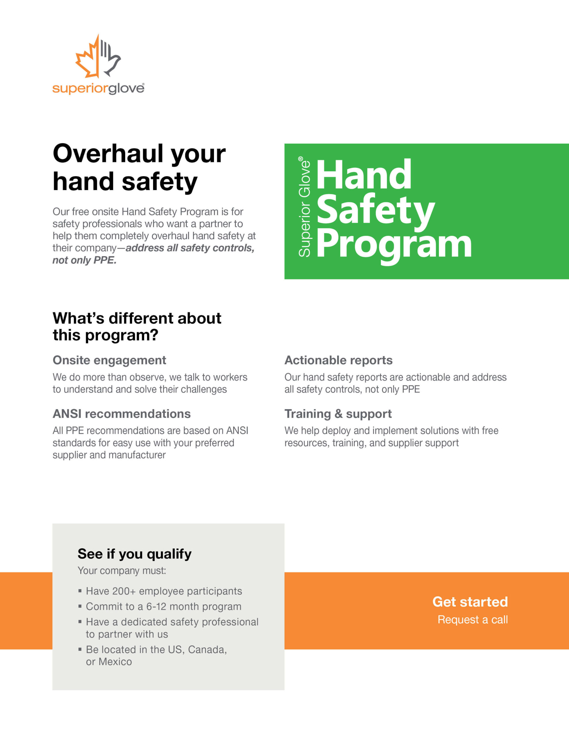 Hand Safety Program Overview EN Superior Glove
